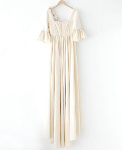 Palm wedding order made. Palm maison×hoshi トッププリーツのエンパイアードレス