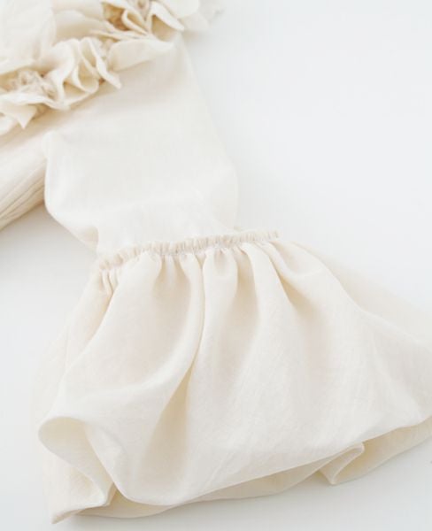 Palm wedding order made. Palm maison×hoshi トッププリーツのエンパイアードレス