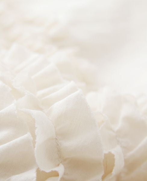 Palm wedding order made. Palm maison×hoshi スモッグフリルドレス