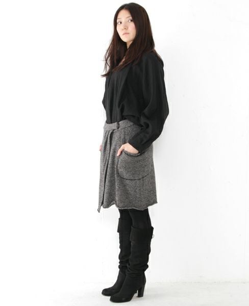 SI-HIRAI.マイルドカシミヤスカート