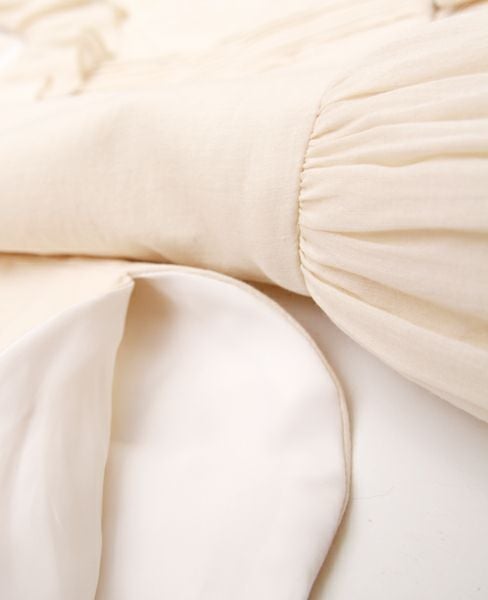 Palm wedding order made.HOSHI オーガニックコットンのフレアードレス