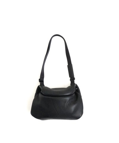 macromauro マクロマウロDEER LEATHER TONYBOB[black]ディアレザートニーボブミニ がま口ショルダーバッグ