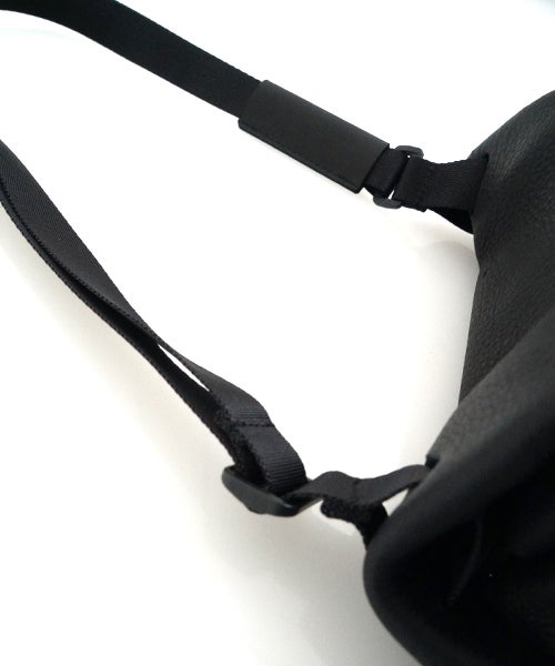 macromauro マクロマウロDEER LEATHER TONYBOB[black]ディアレザートニーボブミニ がま口ショルダーバッグ