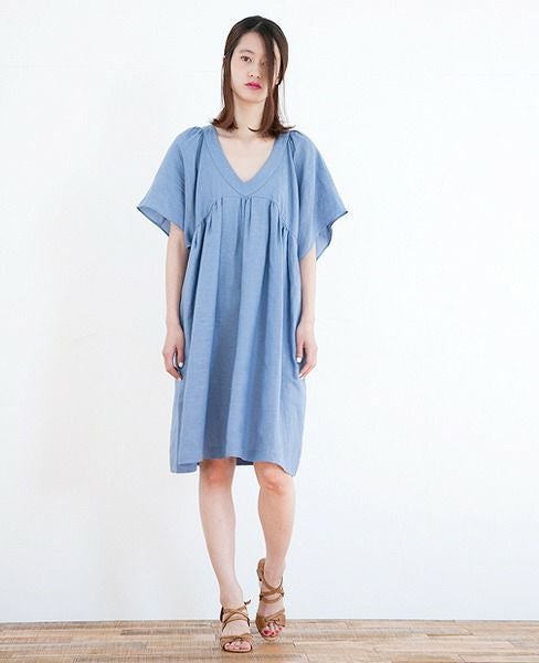 SI-HIRAI.Vネックワンピース