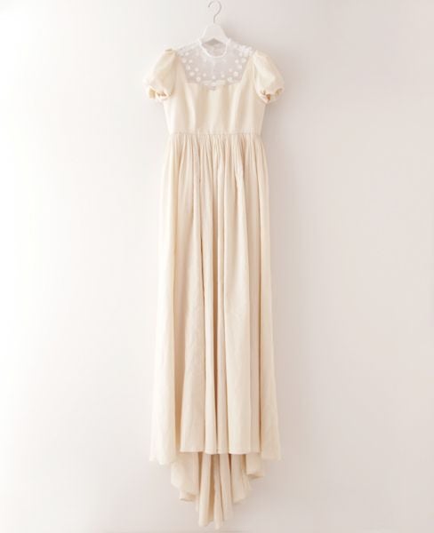 Palm wedding order made.HOSHI クロッシェレースのドレス