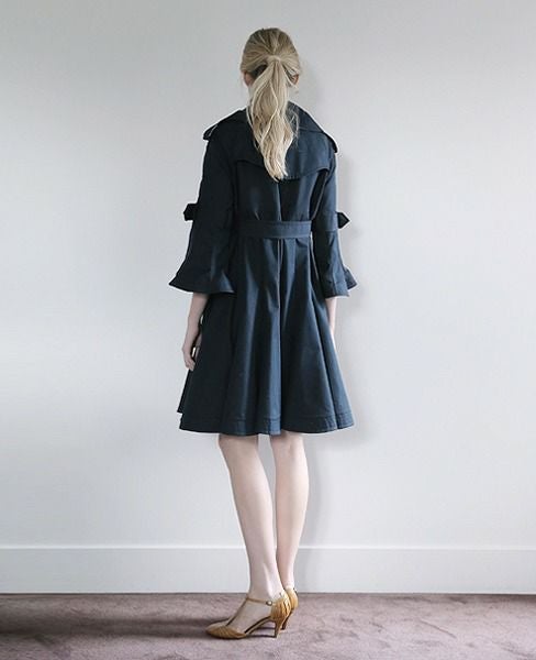 SWANLAKE×Palm maison.限定・チューリップトレンチ[navy・zh]