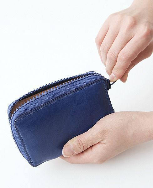 macromauro マクロマウロ Kip Wallet R [blue]