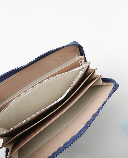 macromauro マクロマウロ.Kip Wallet Jumbo[Yellow/blue.]