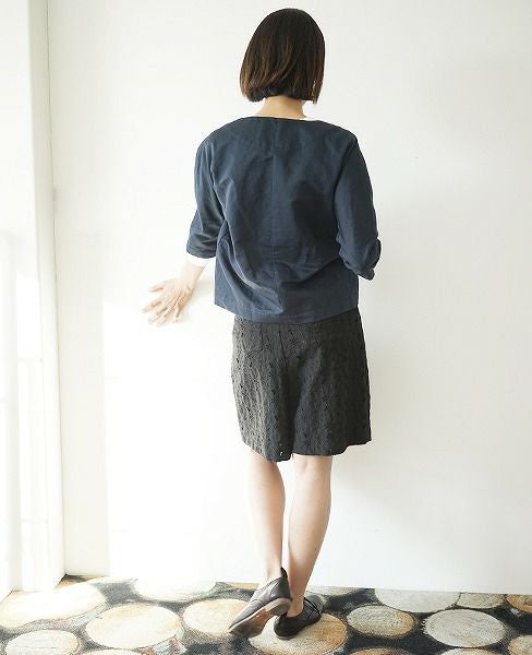 SI-HIRAI.ノーカラージャケット(CHW-3102)