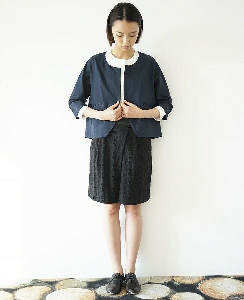 SI-HIRAI.ノーカラージャケット(CHW-3102)