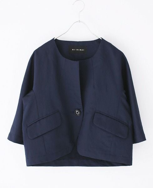 SI-HIRAI.ノーカラージャケット(CHW-3102)