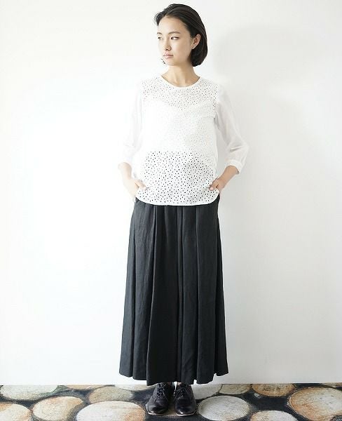 SI-HIRAI.コットンレースブラウス(CHW-3123)