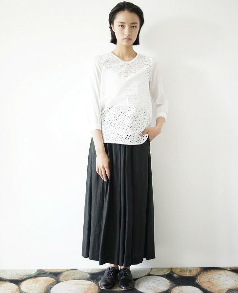 SI-HIRAI.コットンレースブラウス(CHW-3123)