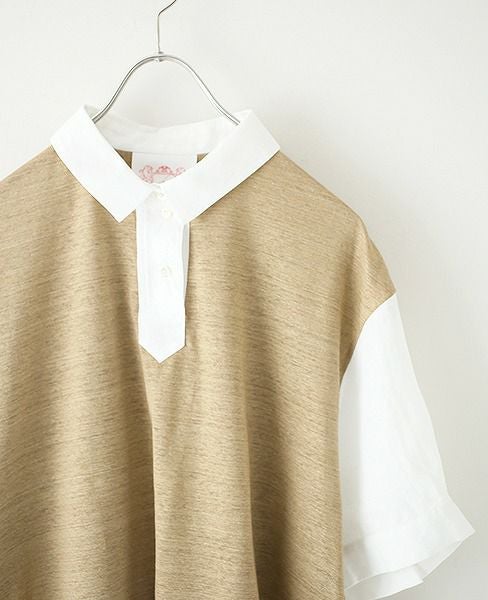 JUN OKAMOTO.[TOP-33128]空と砂浜でできたブラウス