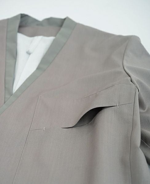 Edwina Hoerl .ノーカラージャケット[C.mocha]_