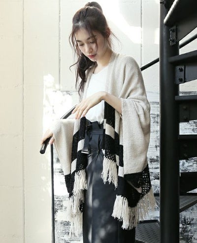 SWANLAKE.ポンチョ[beige]