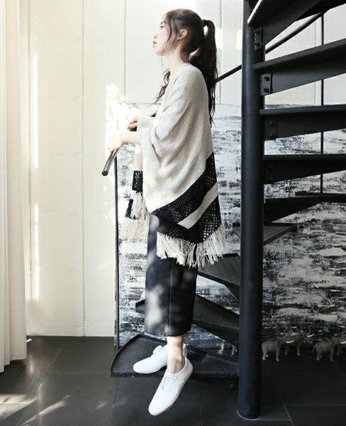 SWANLAKE.ポンチョ[beige]