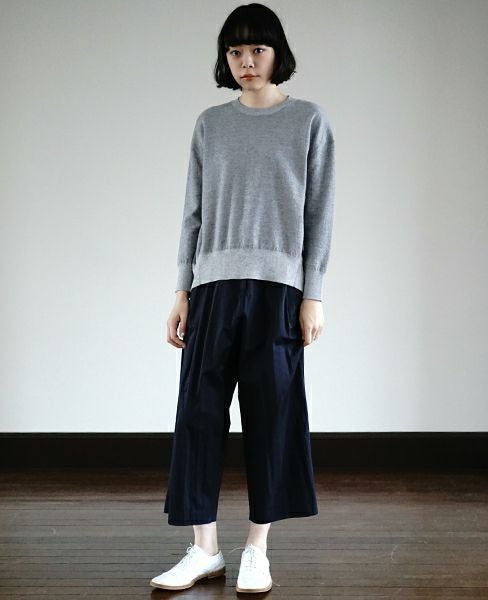 STUDIO NICHOLSON.SN-615-PICCOLO-GREYMELANGE-knit