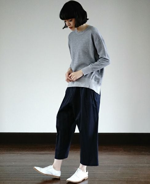 STUDIO NICHOLSON.SN-615-PICCOLO-GREYMELANGE-knit