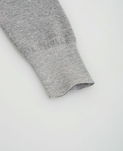 STUDIO NICHOLSON.SN-615-PICCOLO-GREYMELANGE-knit