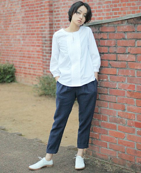 SI-HIRAI.BLOUSE WHITE(CHSS16-3119)