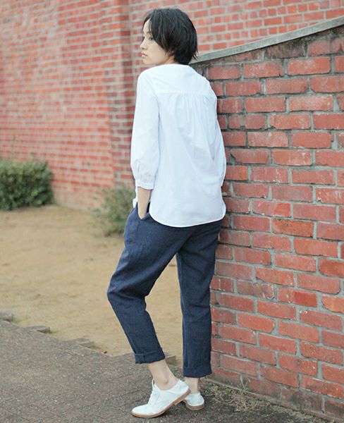 SI-HIRAI.BLOUSE WHITE(CHSS16-3119)