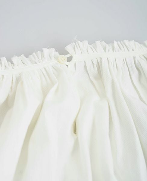 SI-HIRAI.DRAPE BLOUSE WHITE(CHSS16-3309)