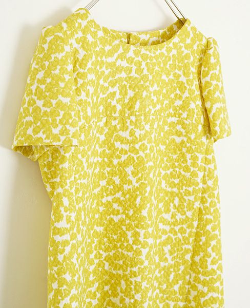 JUN OKAMOTO.[RO-33159]ミモザで出来たようなワンピース(YELLOW)