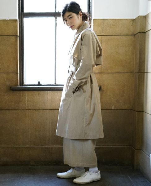 suzuki takayuki スズキタカユキ trench coat [nude]