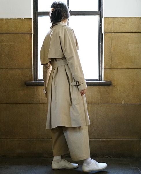 suzuki takayuki スズキタカユキ trench coat [nude]