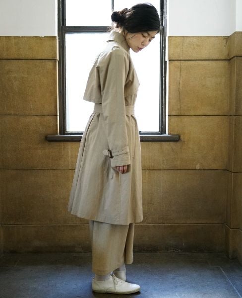 suzuki takayuki スズキタカユキ trench coat [nude]
