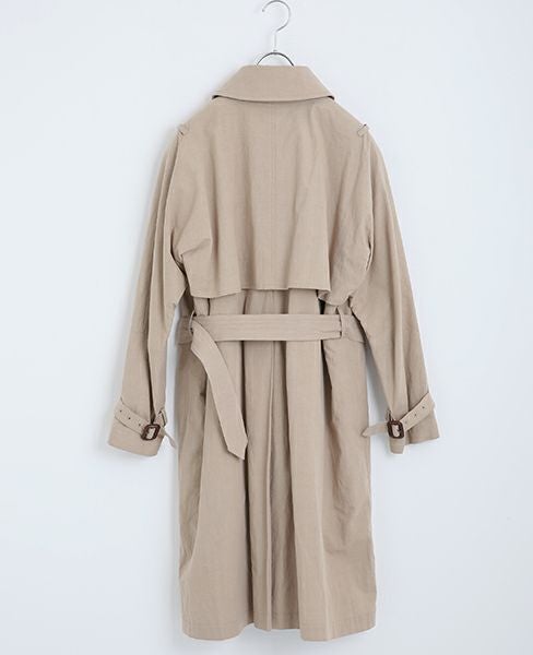 suzuki takayuki スズキタカユキ trench coat [nude]