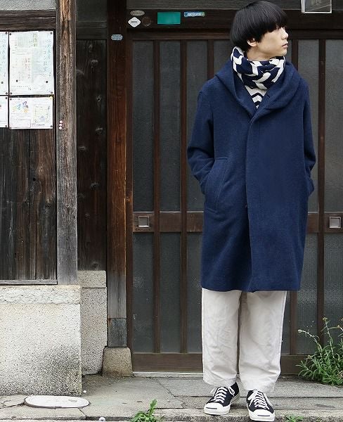 m*i様 OHGA オオガ コート ネイビー ohta navy coat[16aw-jk-04N]