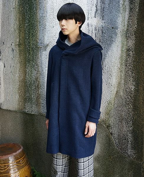 ohta navy coat[16aw-jk-04N]