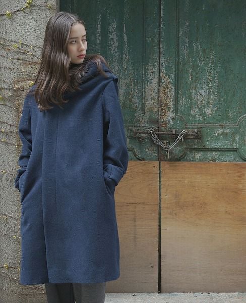 ohta.オオタ.navy coat［16aw-jk-04N］