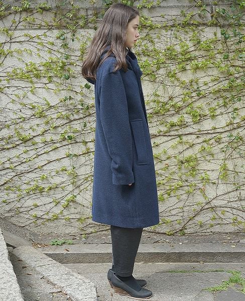 ohta.オオタ.navy coat［16aw-jk-04N］