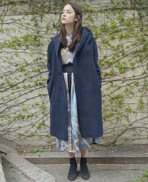 ohta.オオタ.navy coat［16aw-jk-04N］