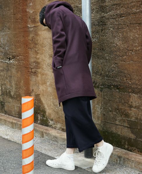 hatra TOGGLE COAT [PURPLE]_