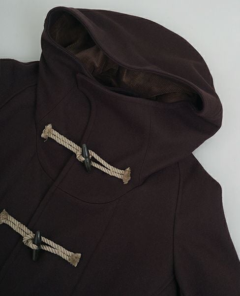 hatra.TOGGLE COAT [PURPLE]_