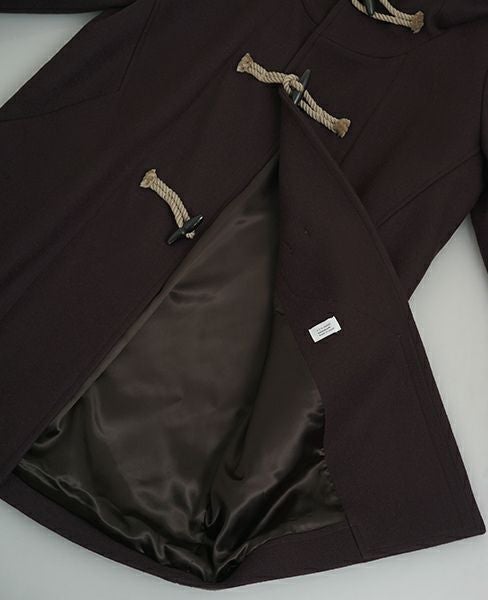 hatra.TOGGLE COAT [PURPLE]_