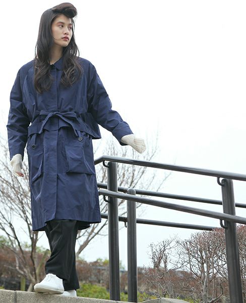 【訳あり】HENRIK VIBSKOV ZOOM COAT ステンカラーコート 5b47715c4543adc176375d9fd84284