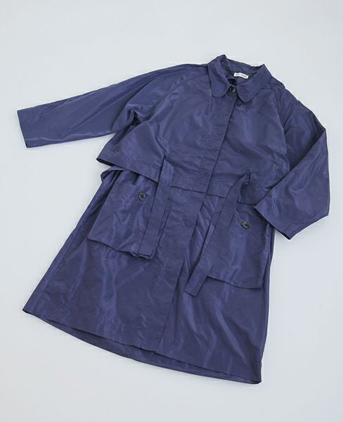 【訳あり】HENRIK VIBSKOV ZOOM COAT ステンカラーコート HENRIK VIBSKOV ZOOM COAT[ULTRAMARINE]_