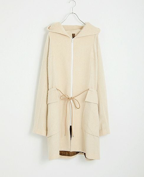 Edwina Hoerl .HOODED COAT [EH33C-02 A.off white]_