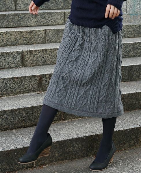 SWANLAKE.フィッシャーマンスカート[gray]