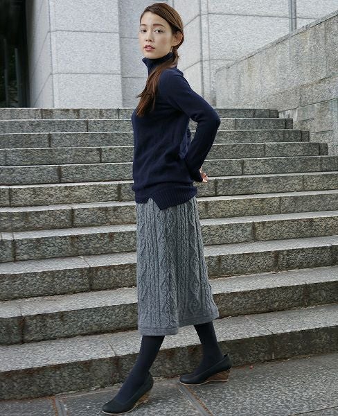 SWANLAKE.フィッシャーマンスカート[gray]