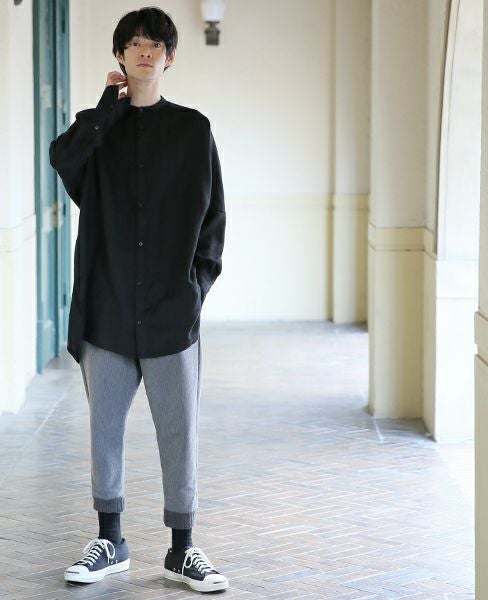 YANTOR ヤントル Tibetan Paisley Himo Pants[Y225PT09/BLUE]