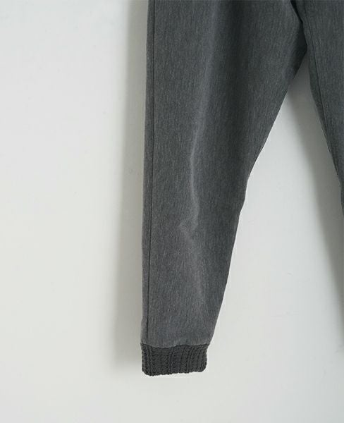 YANTOR.Grosgrain Rib Pants(Y164PT07-GRAY)