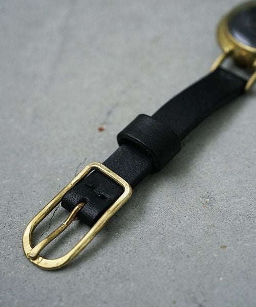 nejicommu ネジコミュ レザーベルト hender scheme nejicommu ネジコミュ UNIVERSE M [GOLD/BLACK]
