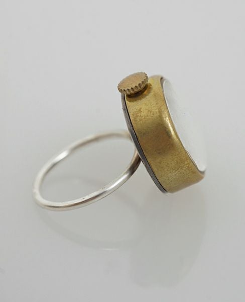 nejicommu ネジコミュ TRANSITION RING [SILVER/GOLD]_