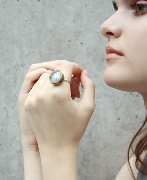 nejicommu ネジコミュ TRANSITION RING [BLACK/GOLD]